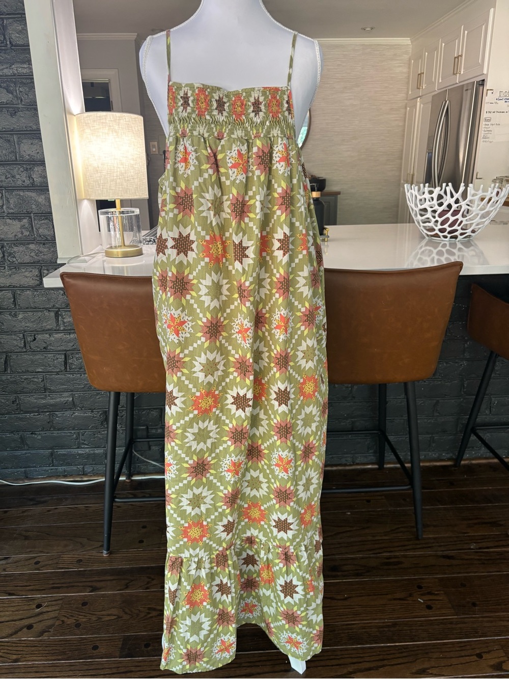 Women’s Universal Thread Boho Print Maxi Dress NWOT